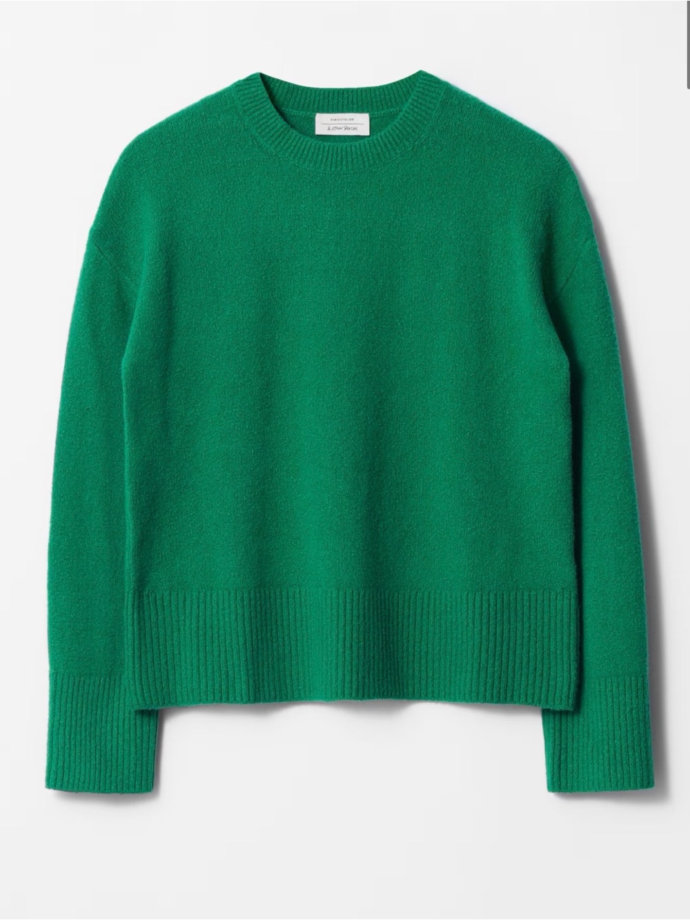 & Other Stories Emerald Green Crewneck Sweater